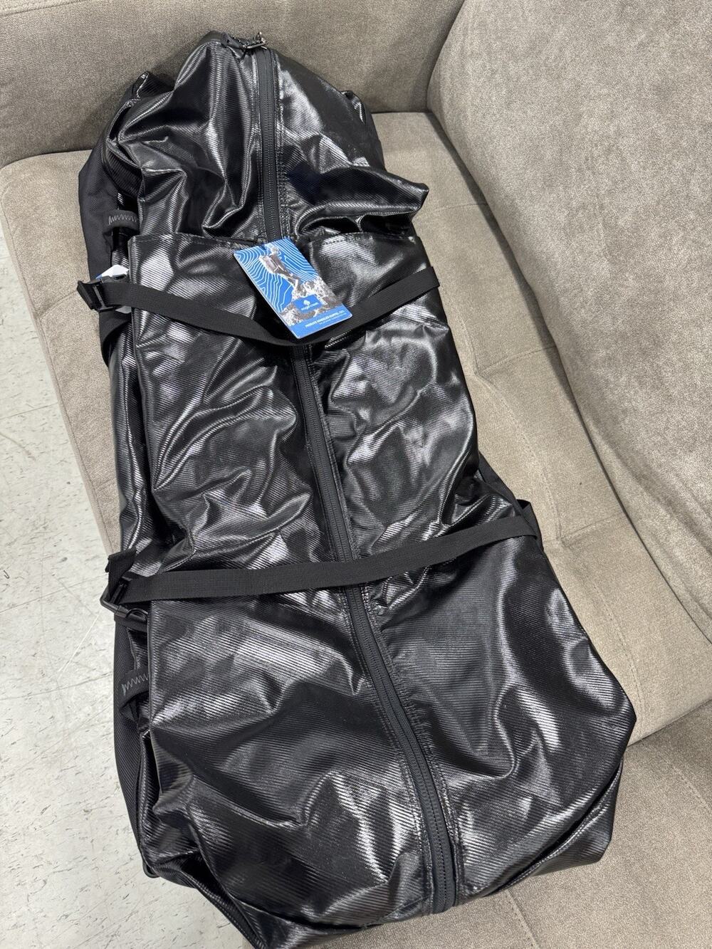 New Eagle Creek 130 L Duffle Bag On Rollers Black Migrate Weather Resistant